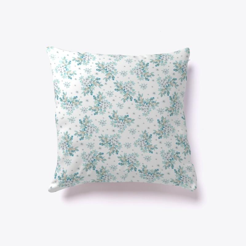 Blue flower leggings, Pillow, Mask, Case